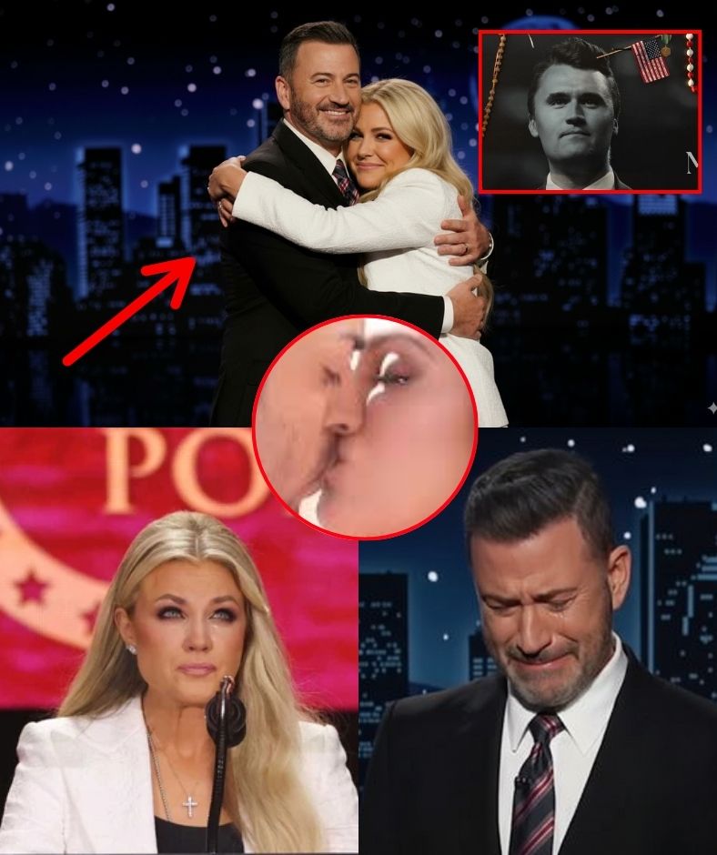 Jimmy Kimmel Went to Charlie Kirk’s Widow to Apologize — He Took Her Hand, Knelt Down in Regret, and Moments Later She Fell Into His Arms Before They Hugged and Kissed as If Nothing Had Happened. What Is the True Relationship Between Them?pi