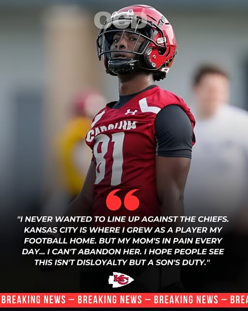 BREAKING NEWS: He could have ignored the call. He could have stayed with the team that made him a champion. Instead, a former Chiefs star has packed his bags for Cleveland — not for glory, but for his ailing mother. His heart still bleeds red and gold… but is this sacrifice loyalty at its finest, or the start of a heartbreak that could haunt both franchises forever?.pi