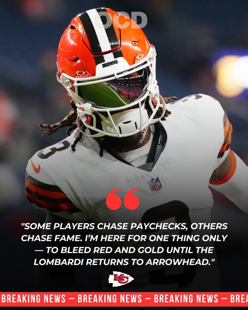 BREAKING NFL DRAMA: The Chiefs could have waited. They could have played it safe at the deadline and trusted their roster. Instead, they shocked the league — striking a surprise deal with the Browns for their WR star, pending physical. “We’re all-in on another Super Bowl run,” one insider revealed. But is this blockbuster trade the bold move that secures a dynasty… or the reckless gamble that could blow up Kansas City’s season?.pi