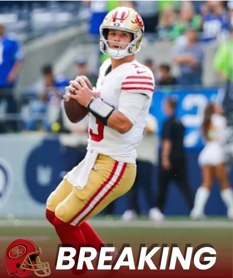 Brock Purdy is off the injury report.pi
