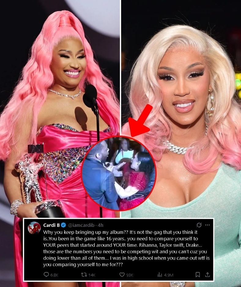 Cardi B and Nicki Minaj Clash Over Album Sales and Careers on X.PI
