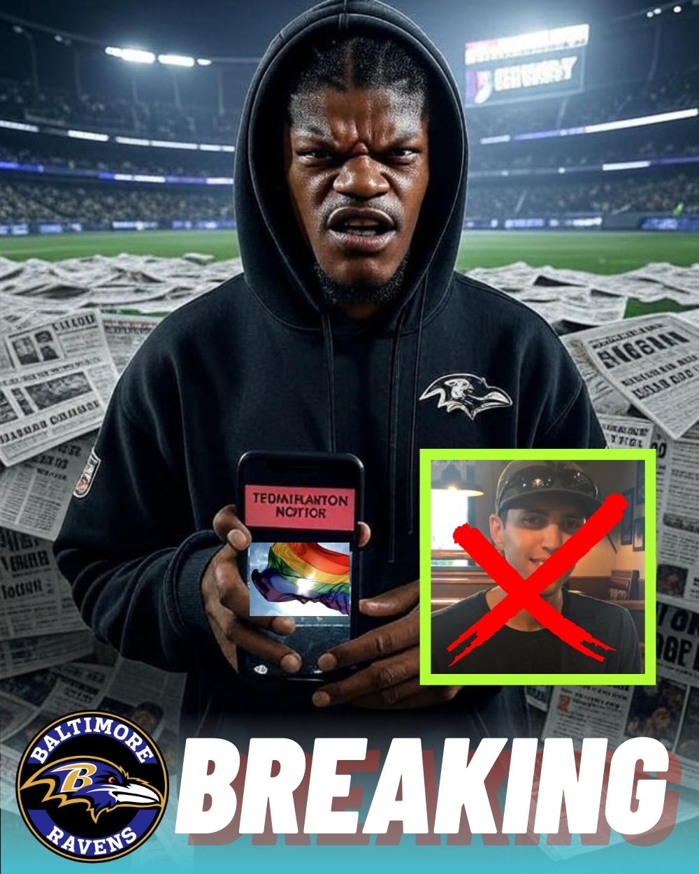 Shocking NFL Earthquake: Lamar Jackson Cuts ALL Ties With LGBTQ+ Brands After Explosive Tyler Robinson – Lance Twiggs Scandal And Charlie Kirk Incident .Vl