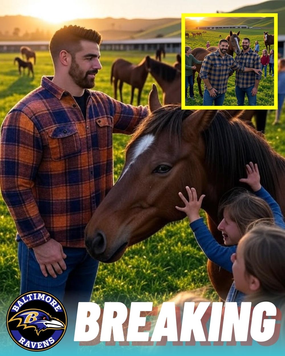 BREAKING INSPIRATION: NFL Star Mark Andrews Spends $6 Million To Build A 150-Acre Horse Sanctuary — Freedom Ranch Gives Abused Animals And Kids A Second Chance At Life! .Vl