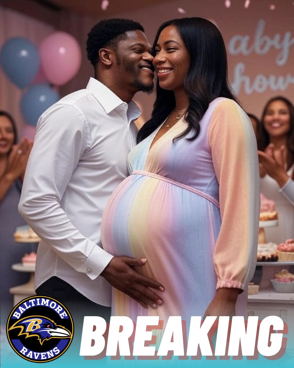 BREAKING JOY: Lamar Jackson’s Girlfriend Reveals Pregnancy — Ravens Celebrate, But the QB’s Surprising Words Steal the Spotlight .Vl