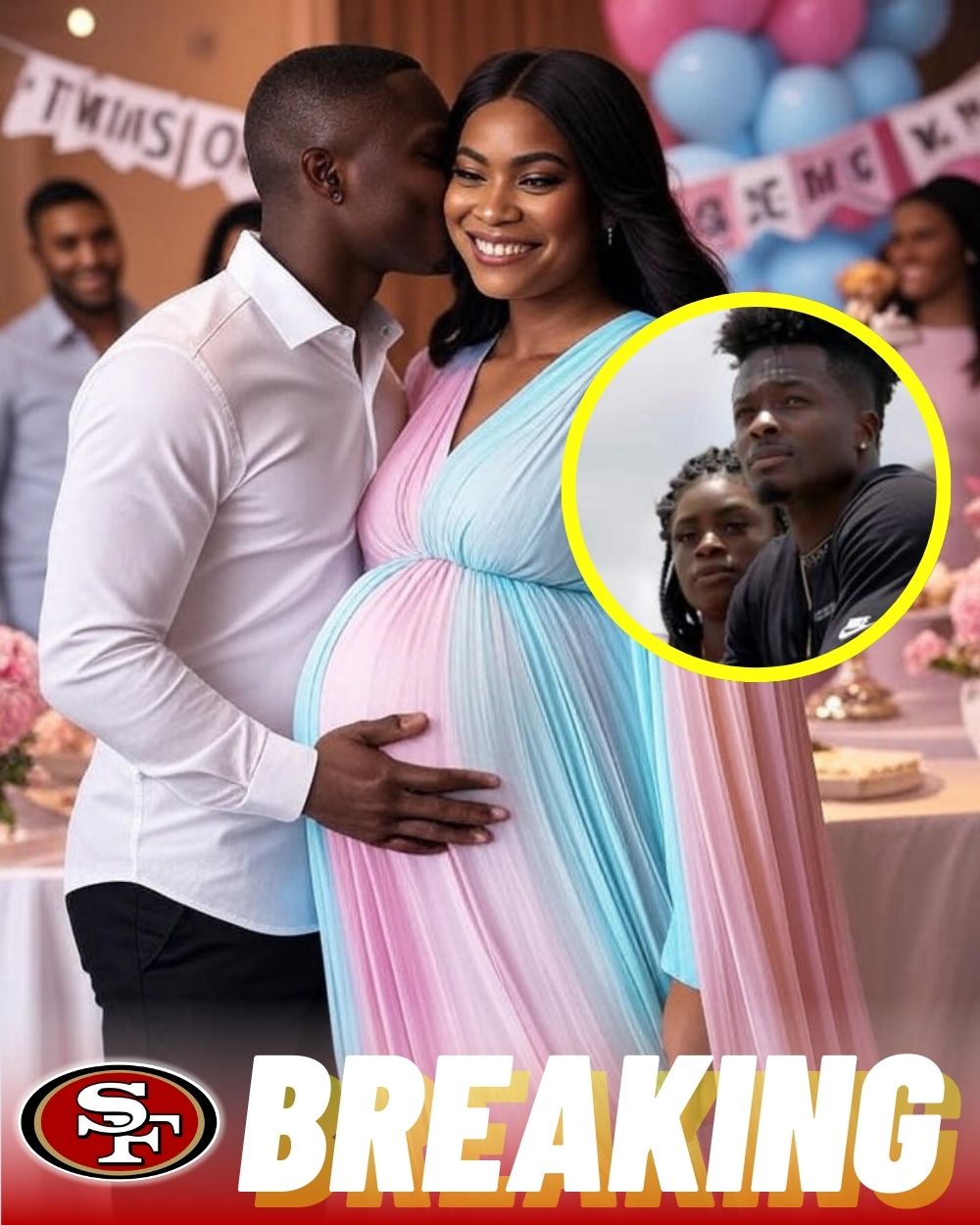 SHOCKING NEWS: 49ers Star Marquise Goodwin Expecting Twins — Just One Year After Tragic Loss of Son .Vl