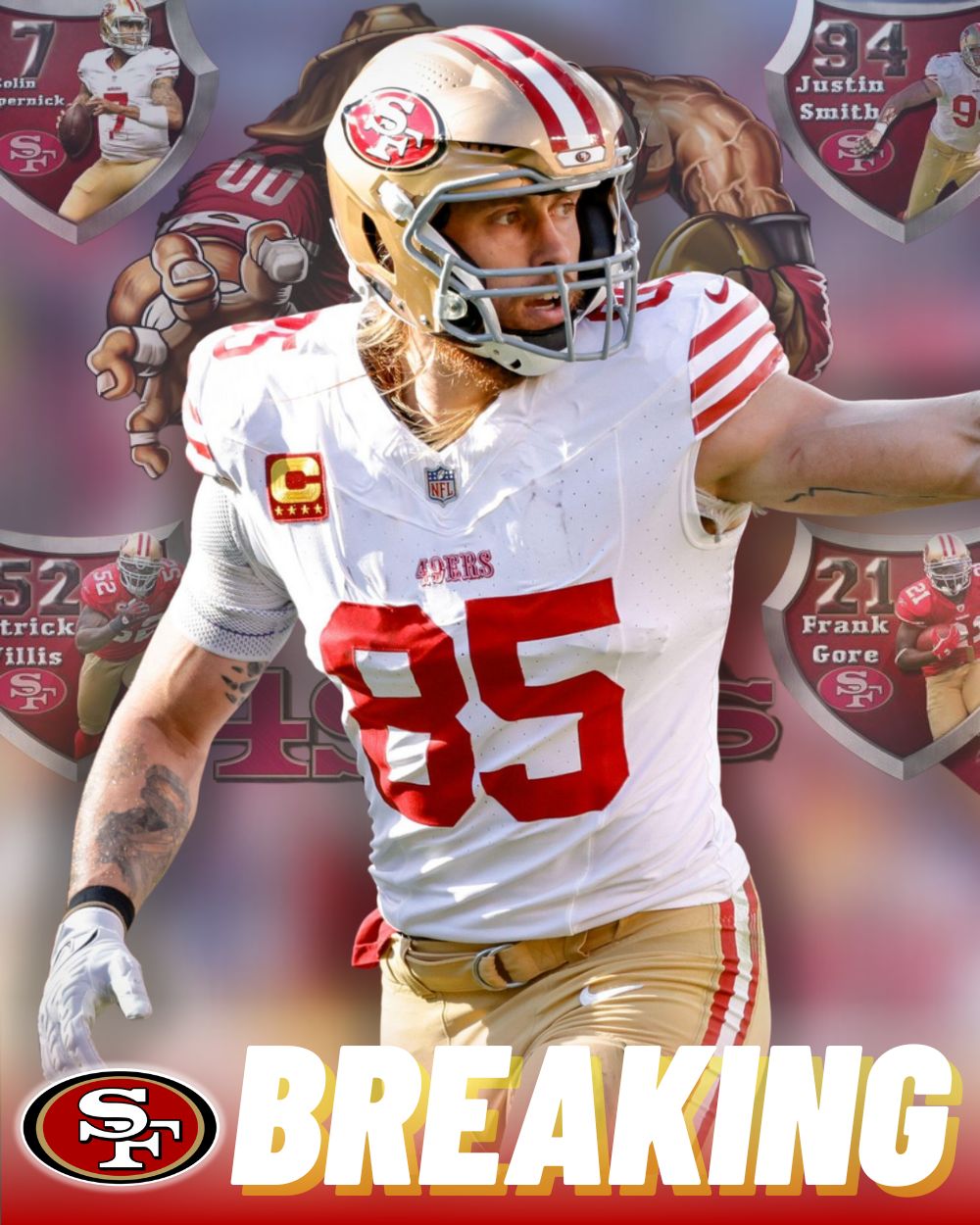 BREAKING: 49ers Icon George Kittle Announces Retirement Timeline, Vows One Final Season Before Hanging Up the Cleats .Vl
