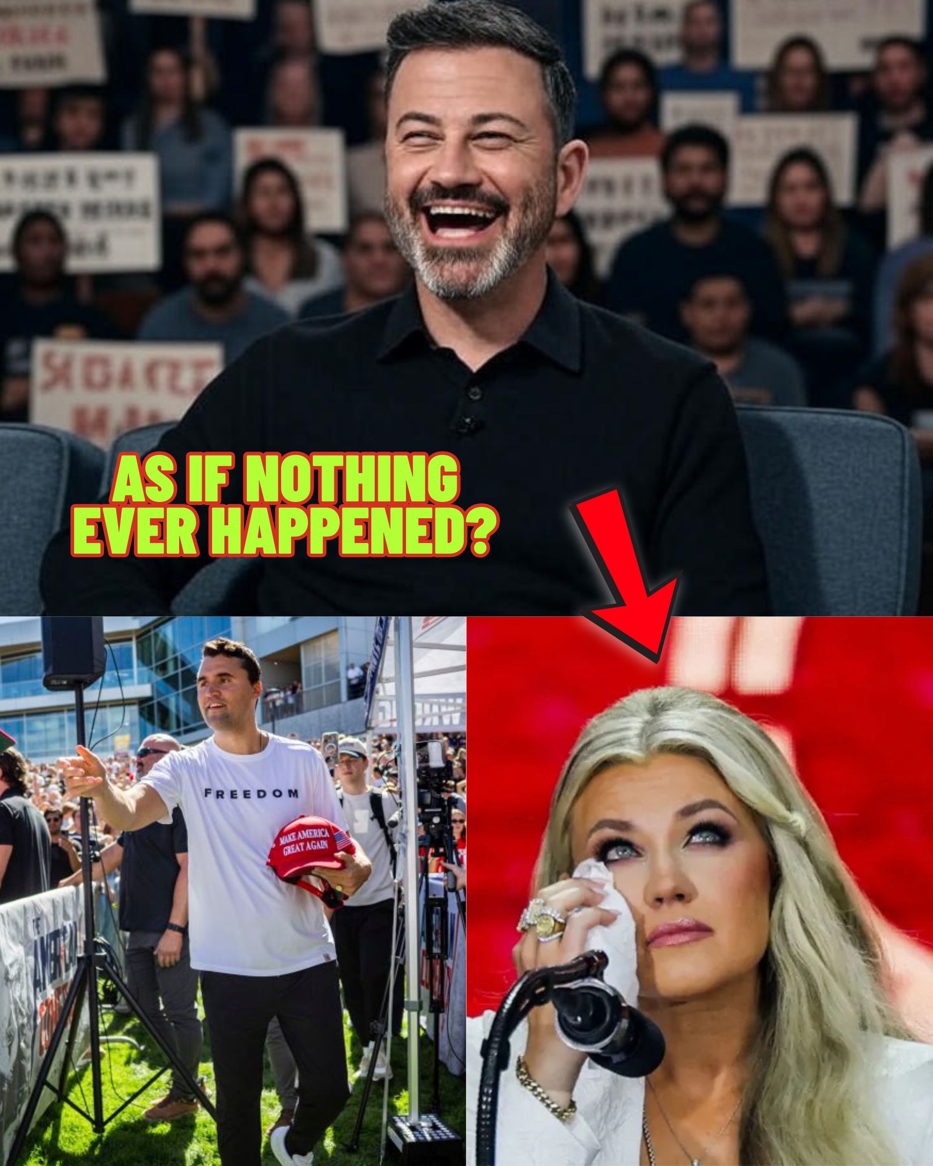 BREAKING NEWS: Jimmy Kimmel Suspended After Controversial Comments About Charlie Kirk Shooting! The Late-Night Host Suggested MAGA Fans Were Trying to Shift Blame, Sparking Outrage Nationwide. He Returns Less Than a Week Later Tearfully On-Air, But Viewers Remain Skeptical of His Apology. Vl