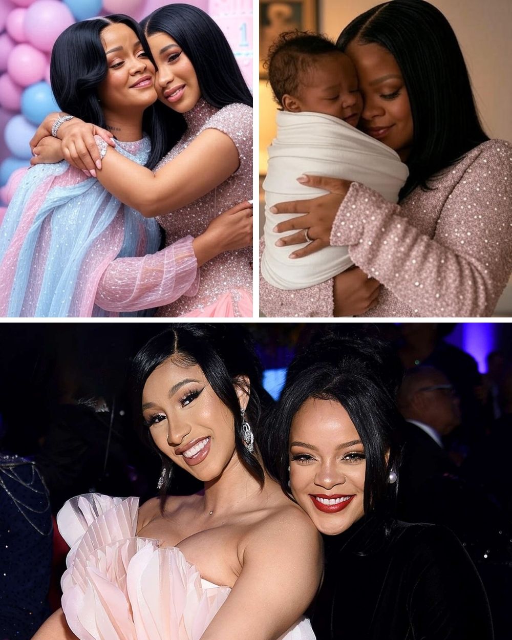 SHOCKING SCENE: Cardi B Stuns At Rihanna’s Daughter’s First Birthday Party With Lavish Gift — Crowd Falls Silent As She Breaks Down In Tears .Vl