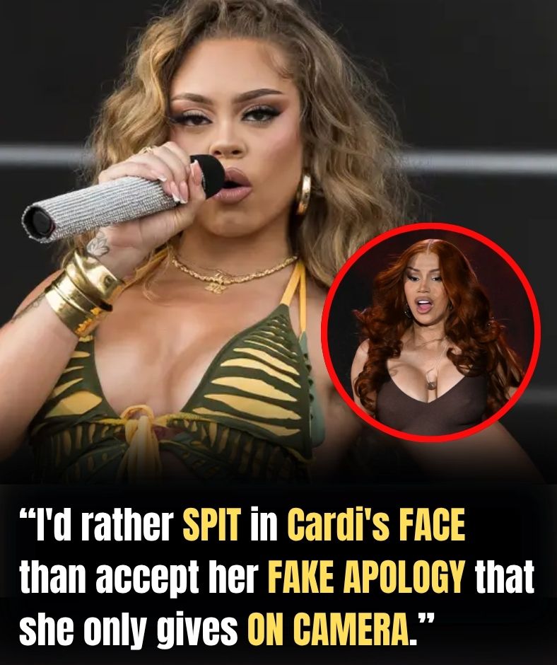 LATTO SPITTED IN CARDI B’S FACE, she thinks Cardi B’s apology is unforgivable. Cardi B did not respect her, so DON’T EVER EXPECT to be respected by her! She thinks that…Pi