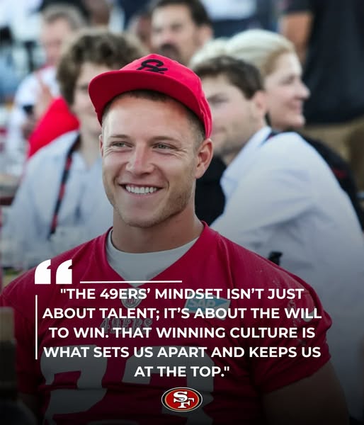 Christian McCaffrey explains why the “mindset” of the 49ers is crucial to their success, highlighting the team’s winning culture as the key to their dominance.pi
