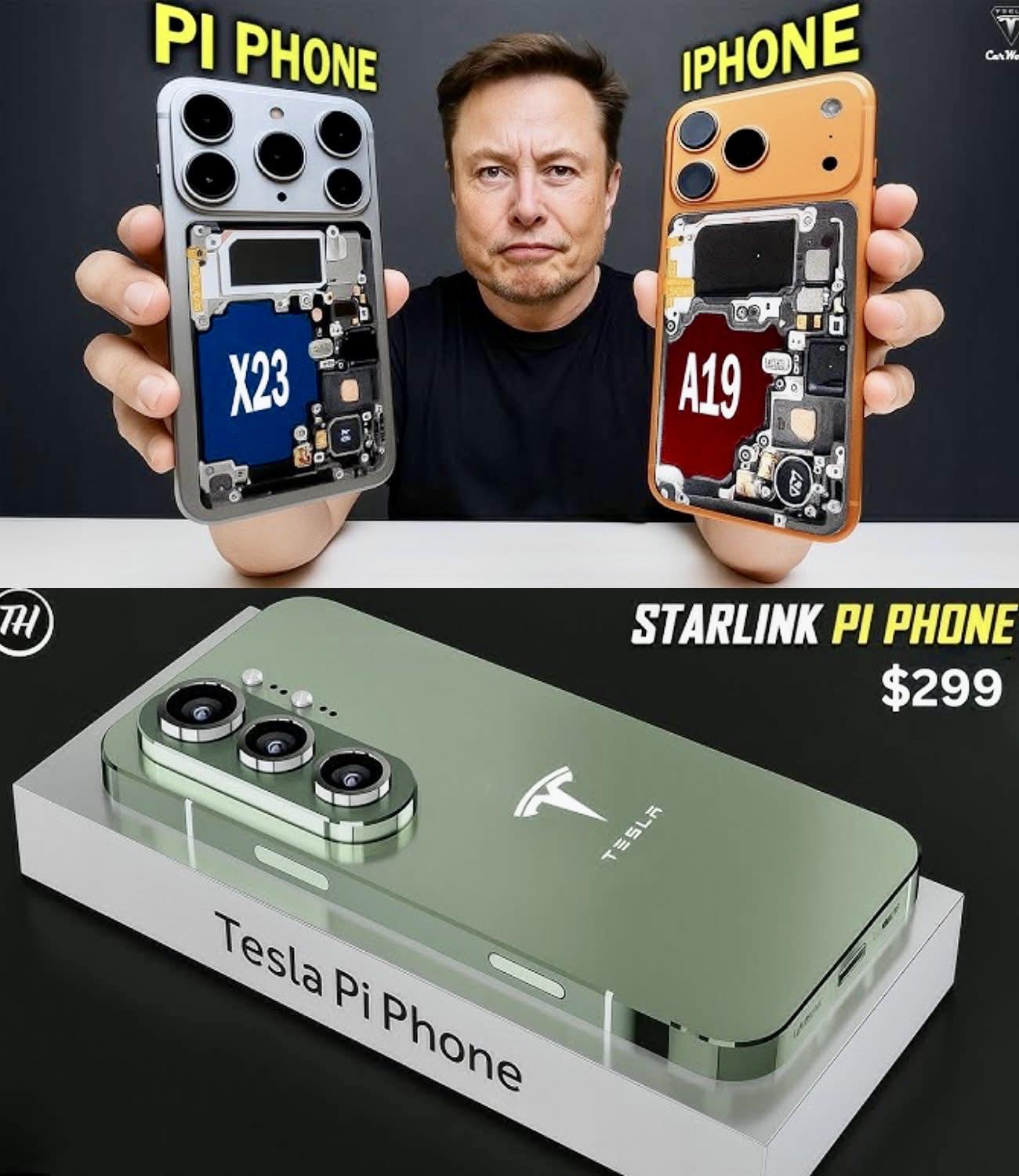 Tesla Pi Phone Launched at $789 with FREE Starlink! 🚀 Tech World Shaken — Fans Calling it the True iPhone 17 Killer .Vl
