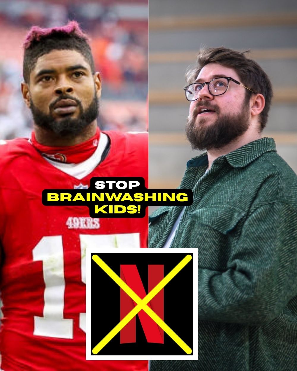 SHOCKING MOVE: 49ers Star Jauan Jennings CANCELS Netflix After “Trans Agenda” Kids Show Sparks Outrage! .Vl