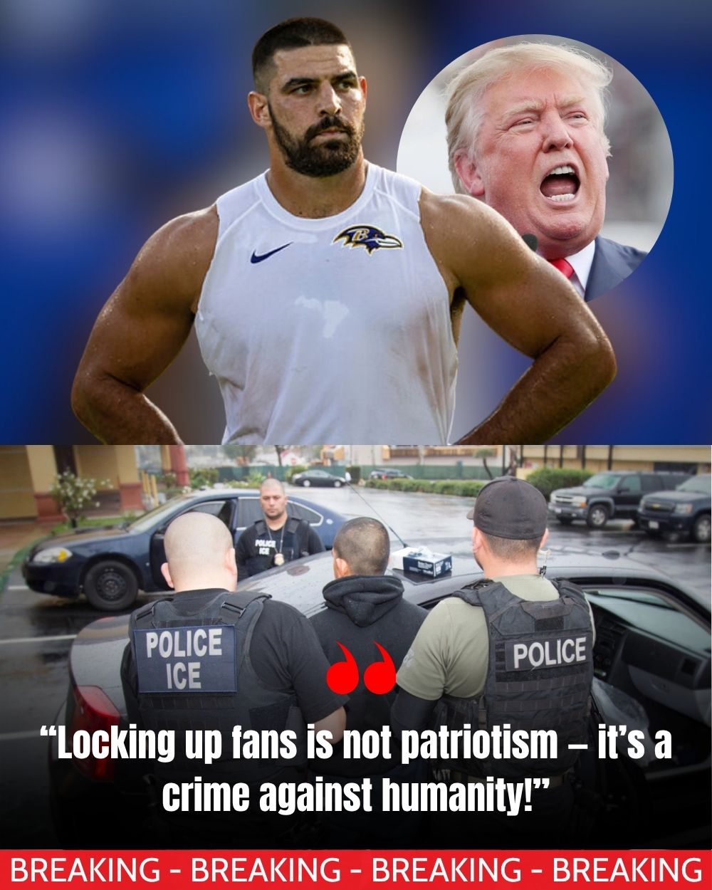 SHOCK RAGE: Mark Andrews Explodes Over ICE Crackdown Rumors at Super Bowl Halftime — “Immigrants Belong in the Game, Not in Cages!” .Vl