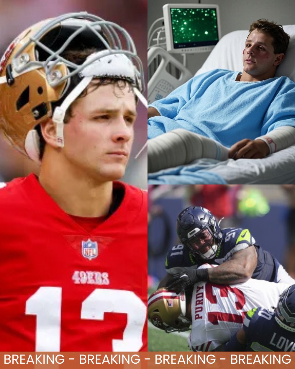 “Just 6 hours ago, Brock Purdy suffered a fall on stage and has since undergone surgery. He later posted the following message: “”I want to be completely honest with you. I recently underwent surgery after my fall. I’ve received treatment and I’m following the advice of my doctors, who assure me that I’m going to be okay — and I believe them. But I also know that healing isn’t only physical; it’s also mental, emotional, and at times, even spiritual. So I’m asking something from you — not money, not attention — just…”” What did he expect from his loyal fans?” .Vl