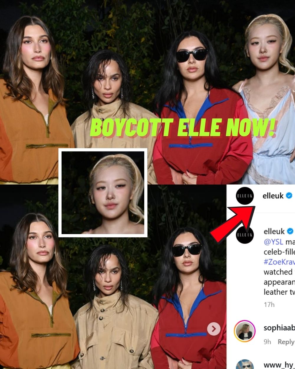 SHOCKING CONTROVERSY: ELLE UK Accused of RACISM After Cropping BLACKPINK’s Rosé Out of Group Photo — Asian Fans Call for Boycott! .Vl
