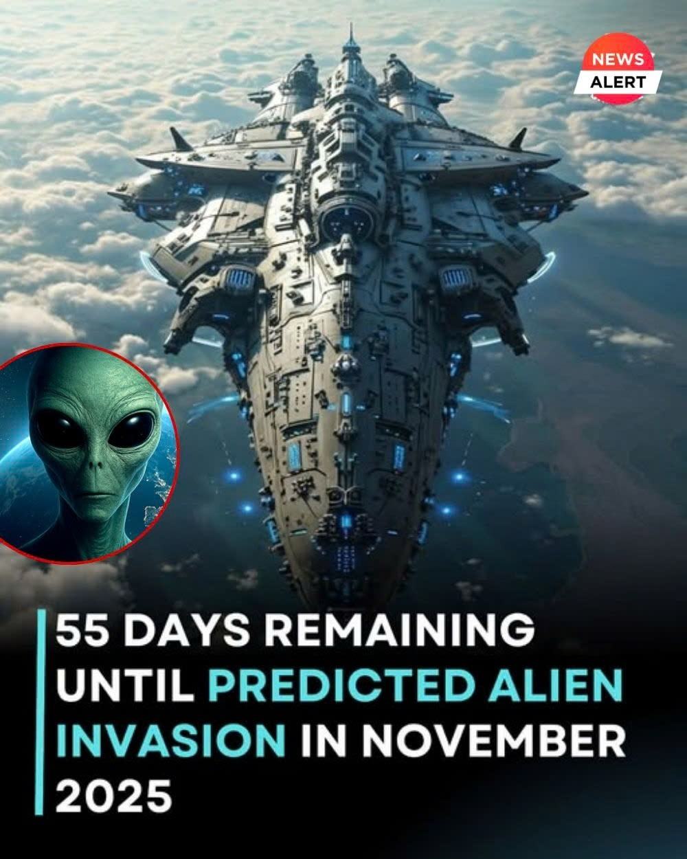 GLOBAL EMERGENCY! Astronomers confirm: A HUGE ALIEN ARMY is heading towards EARTH  — “HUMANITY HAS ONLY 55 DAYS LEFT before THE SKY BURNS AND THE WORLD FALLS INTO ETERNAL SILENCE!.MH